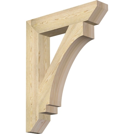 Ekena Millwork Imperial Slat Rough Sawn Bracket, Douglas Fir, 6"W x 32"D x 40"H BKT06X32X40IMP06RDF